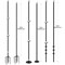 Newhouse Lighting 9 ft. 8 in. Outdoor String Light Poles for Outside Lights for Garden, Patio and Backyard Decor, 4PK NHSLP-4P - alternate 2